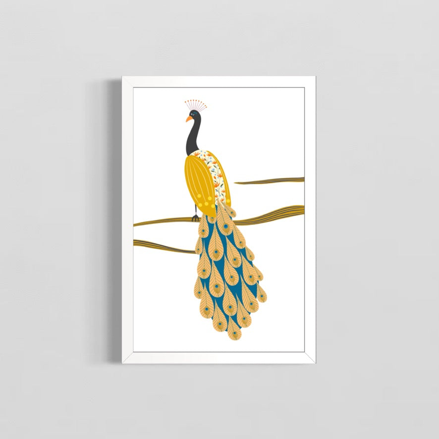 Lone Peacock - limited edition fine art print