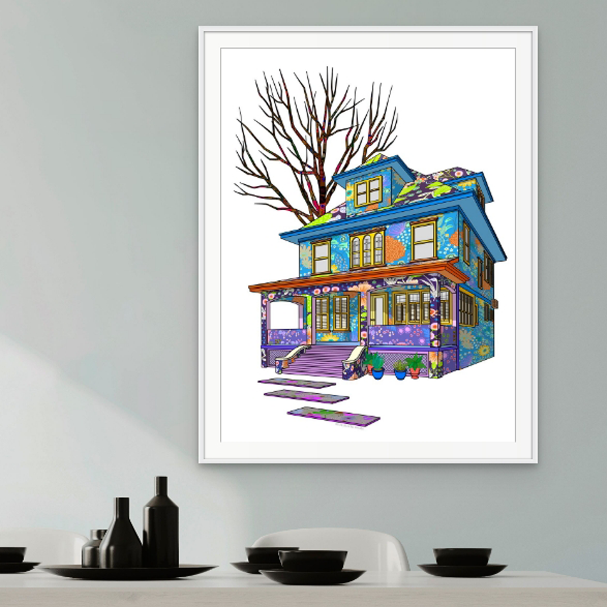 169 Stratford Road Brooklyn - limited edition fine art print - 18"x24"