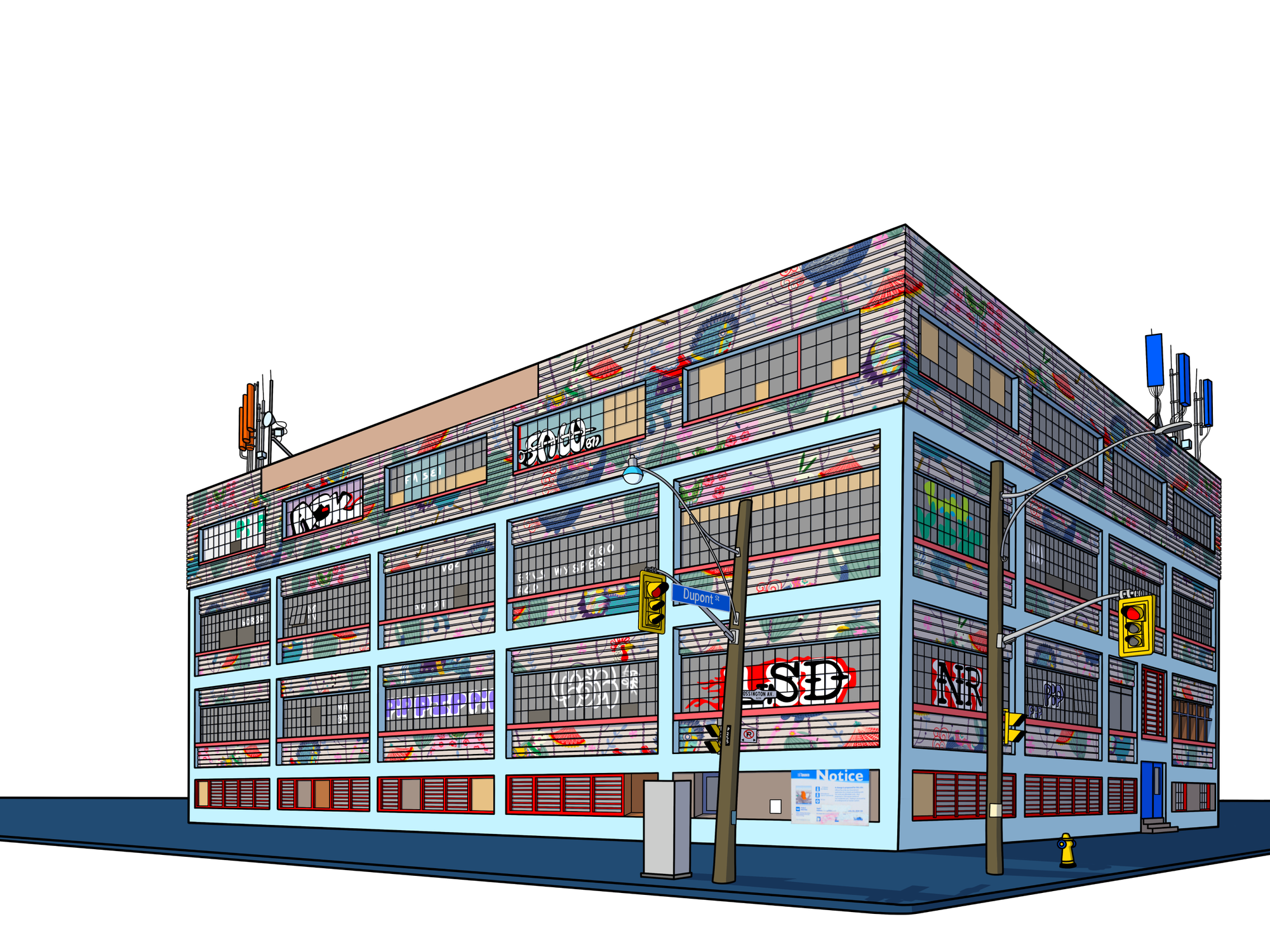 888 Dupont Toronto - limited edition fine art print