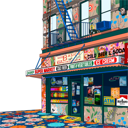 NYC Bodega fine art print - limited edition fine art print - 20" x 20"