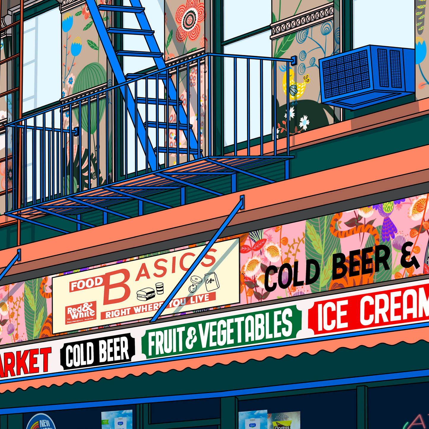 NYC Bodega fine art print - limited edition fine art print - 20" x 20"