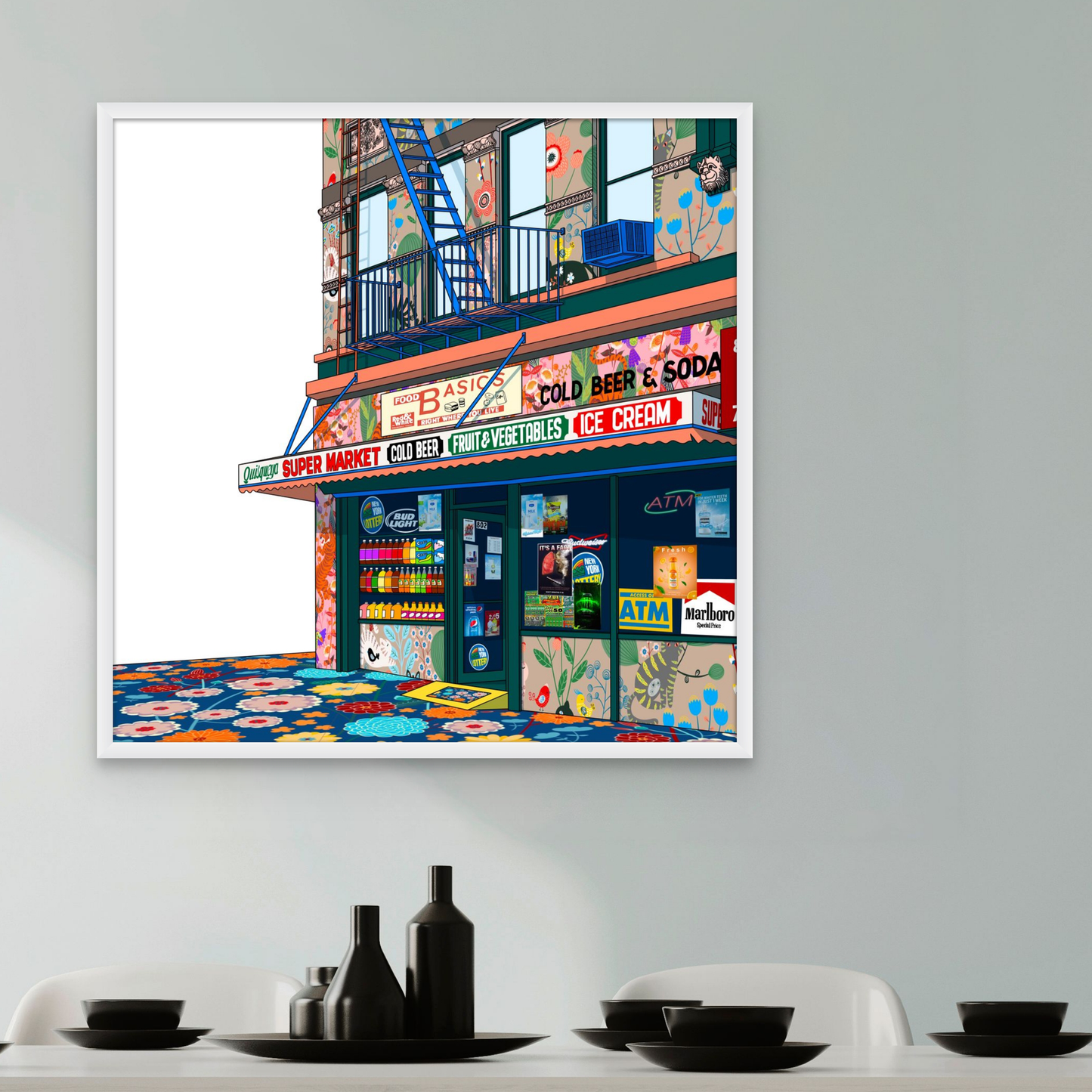 NYC Bodega fine art print - limited edition fine art print - 20" x 20"