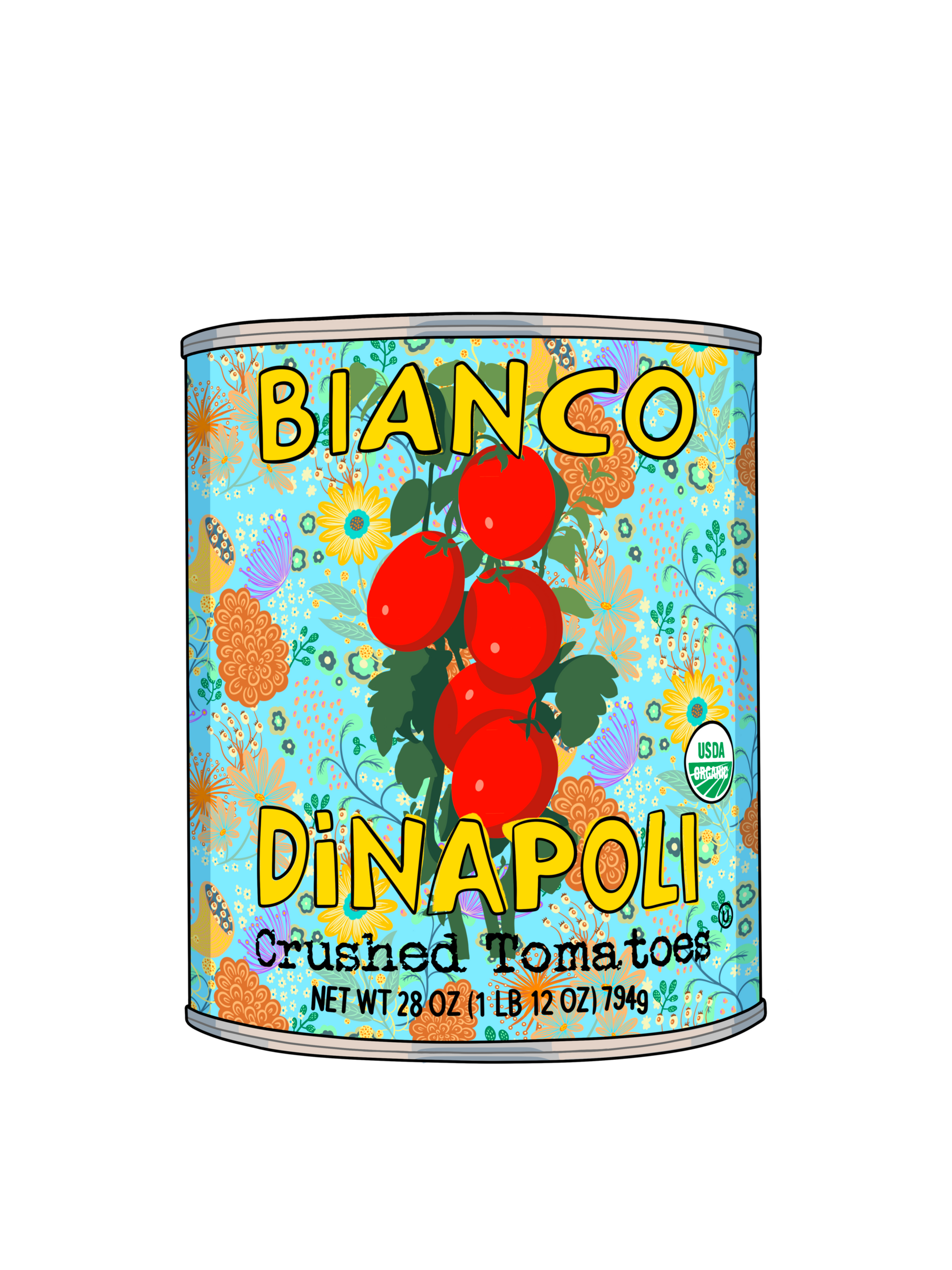 Dinapoli Canned Crushed Tomatoes - limited edition fine art print