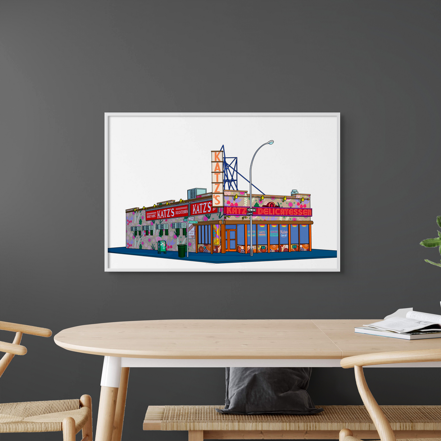 Katz's Delicatessen NYC - limited edition fine art print - 36" x 24"