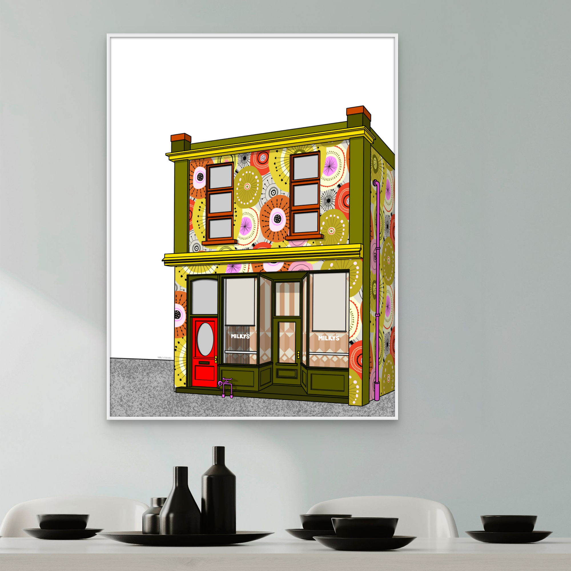 Milky's Toronto - limited edition fine art print - 18" x 24"