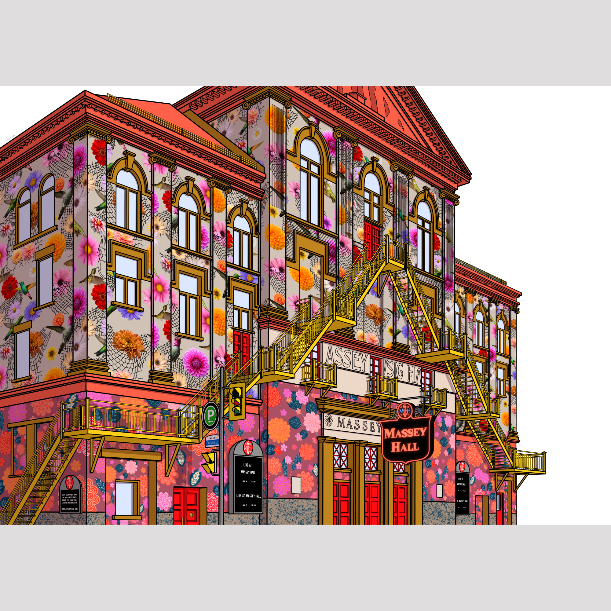 Massey Hall - limited edition fine art print