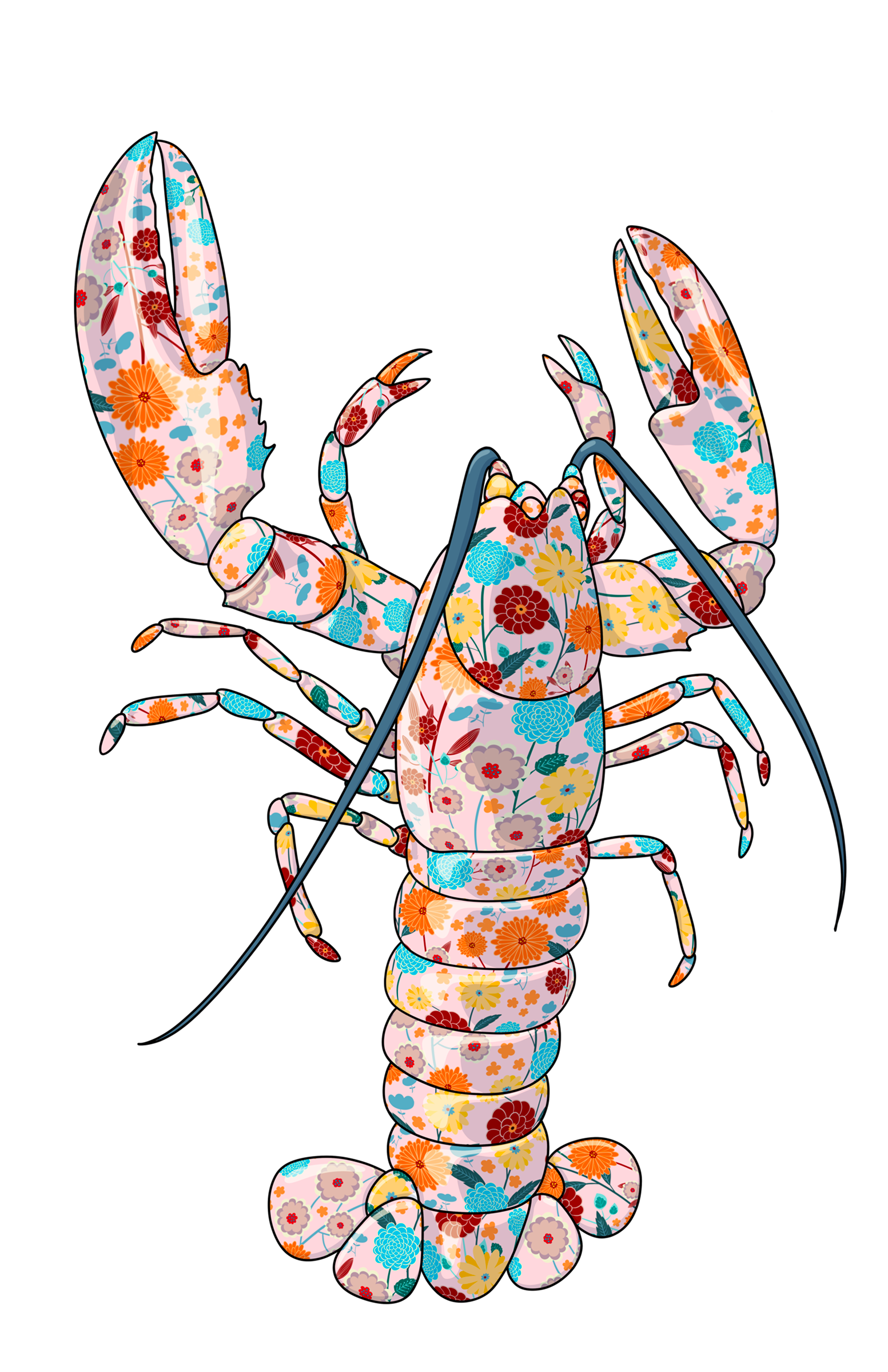 Pink Lobster - limited edition fine art print