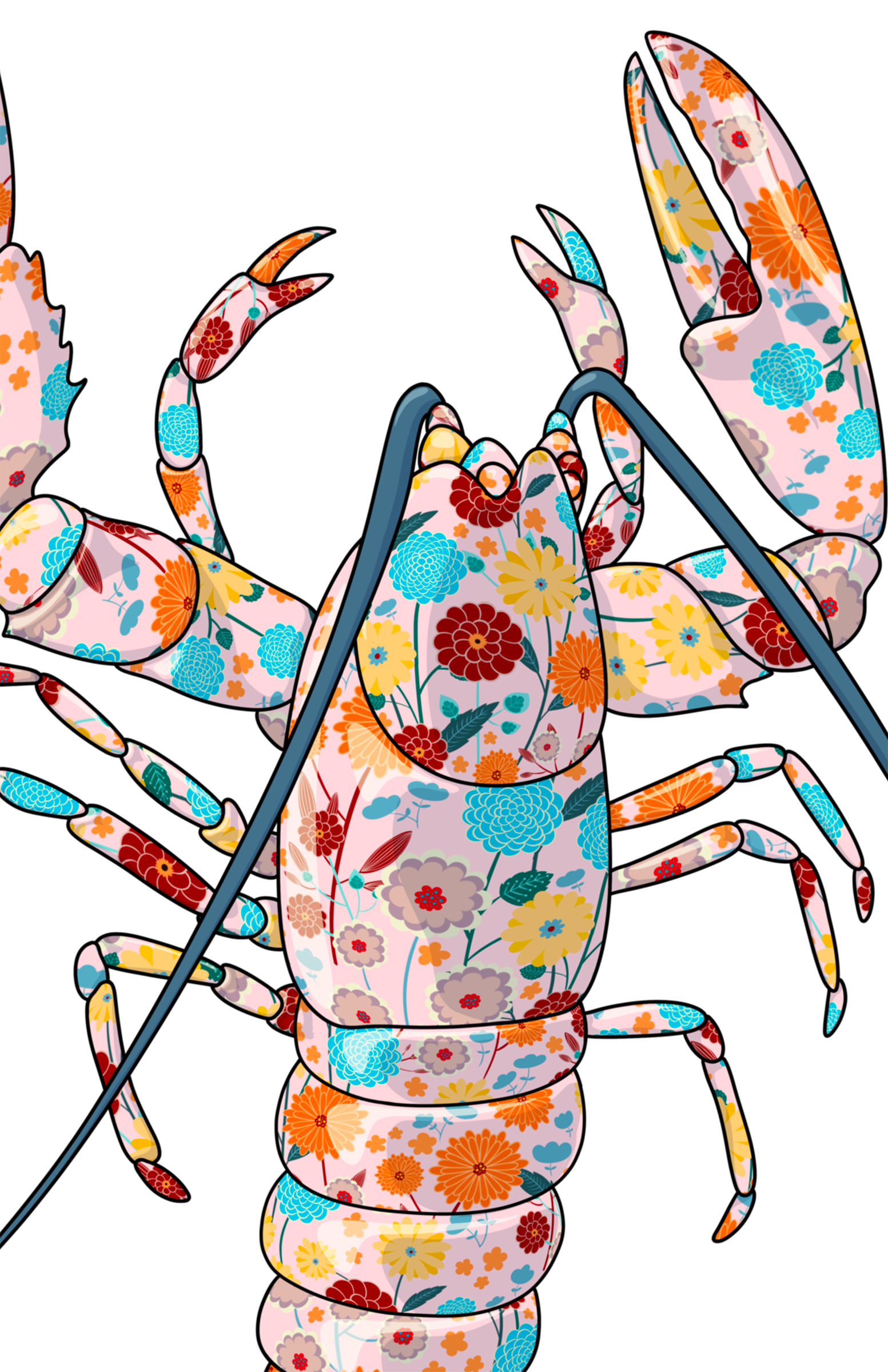 Pink Lobster - limited edition fine art print