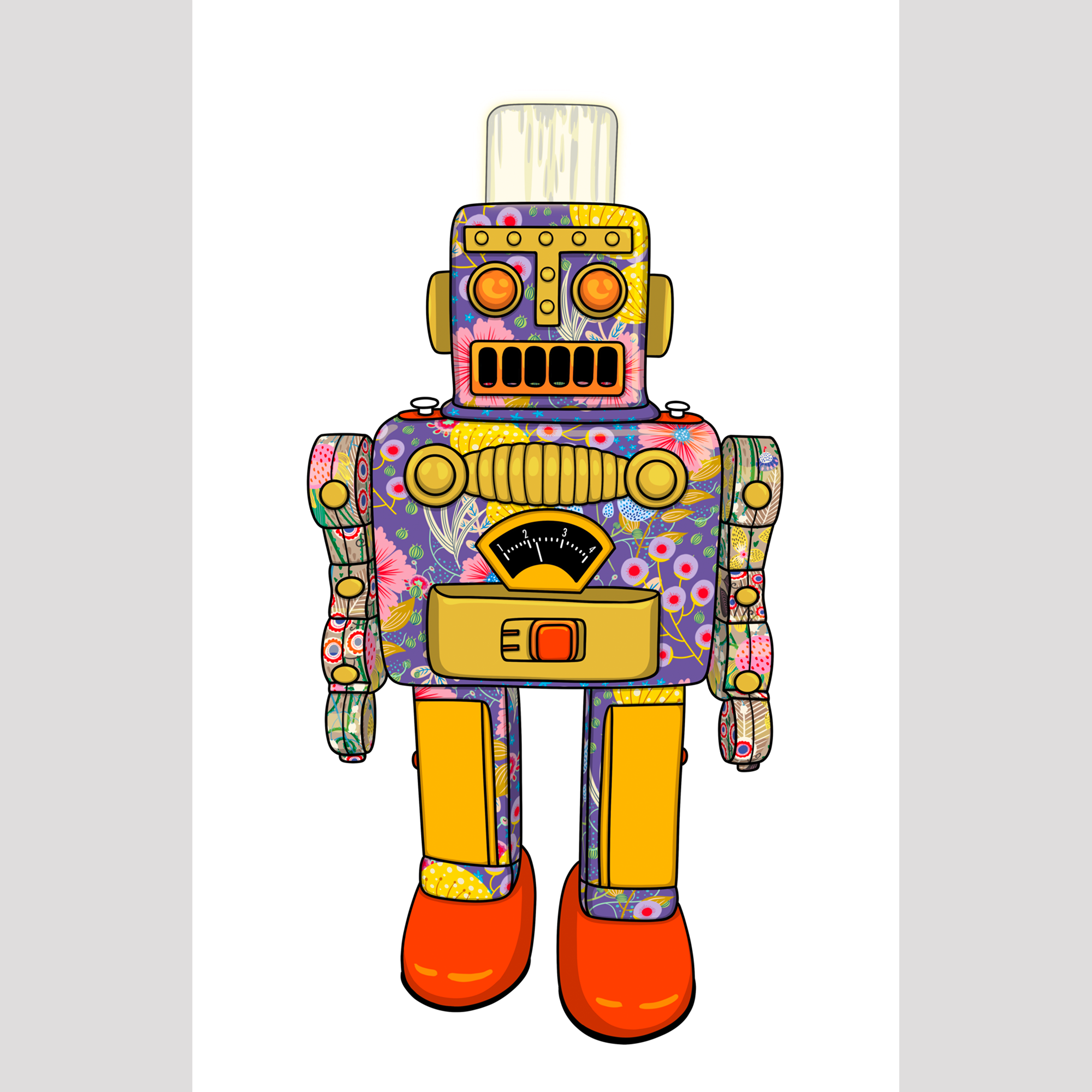 Tin Robot #1 - fine art print