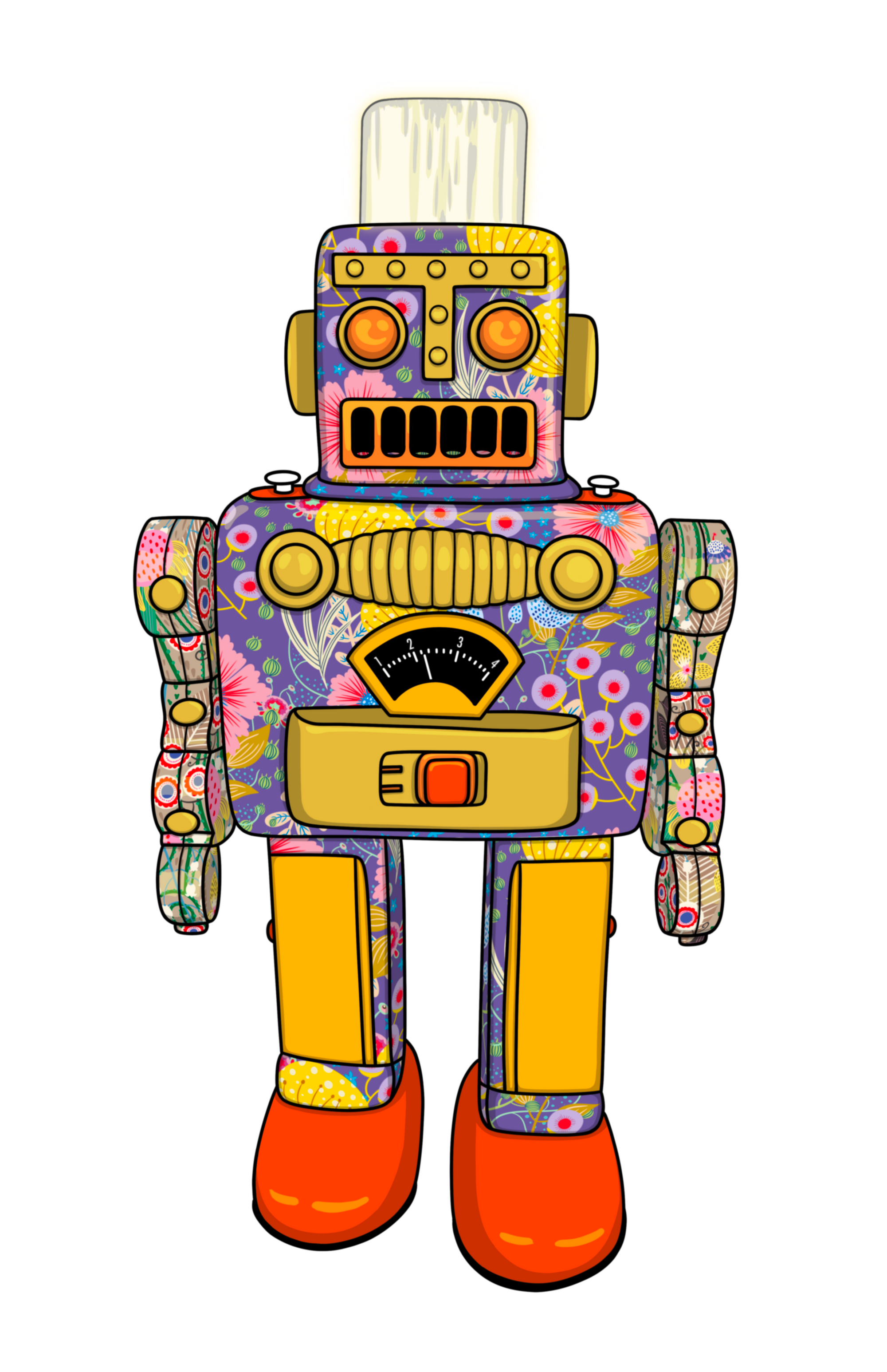 Tin Robot #1 - imited edition fine art print
