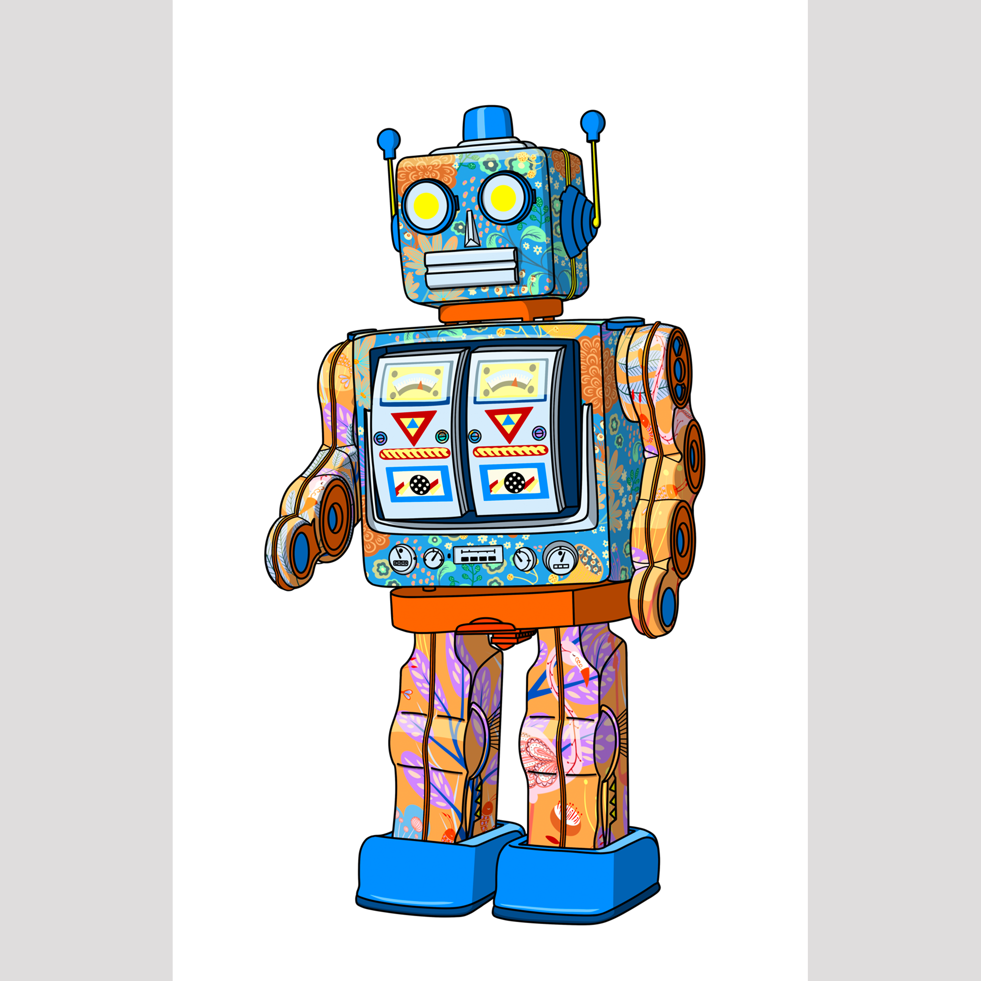 Tin Robot #2 - fine art print