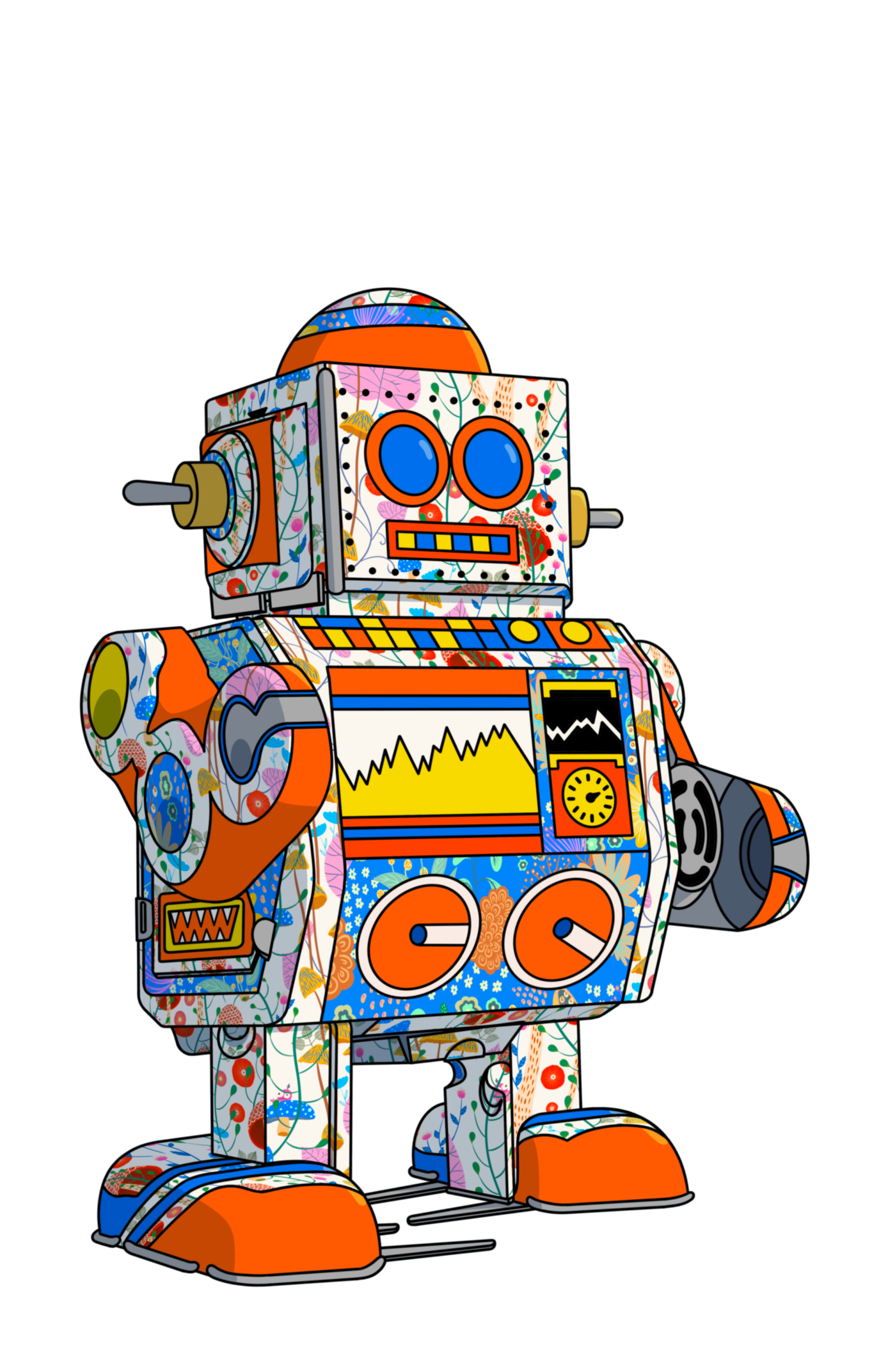 Tin Robot #4 - limited edition fine art print