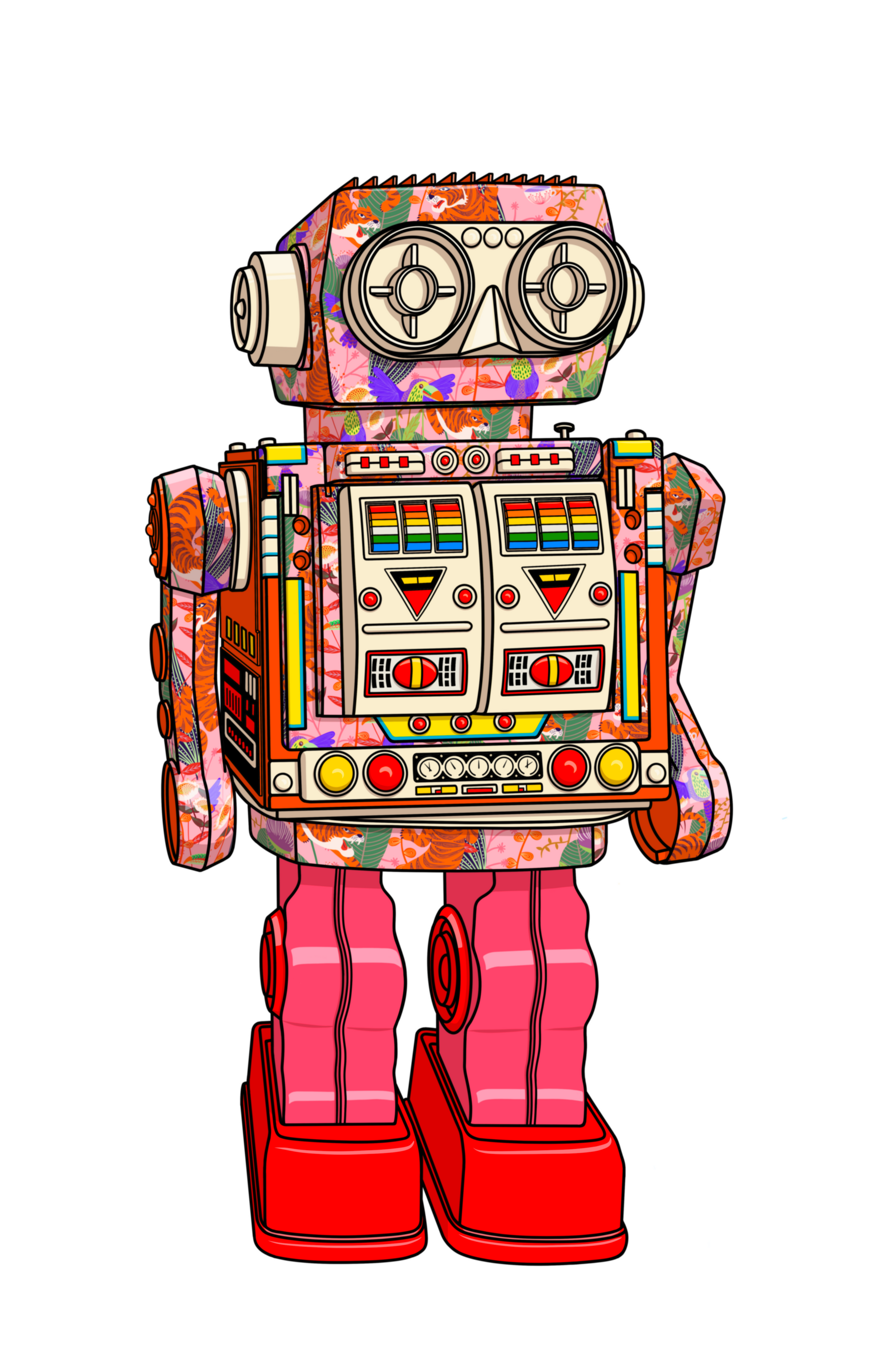 Tin Robot #5 Greta - limited edition fine art print