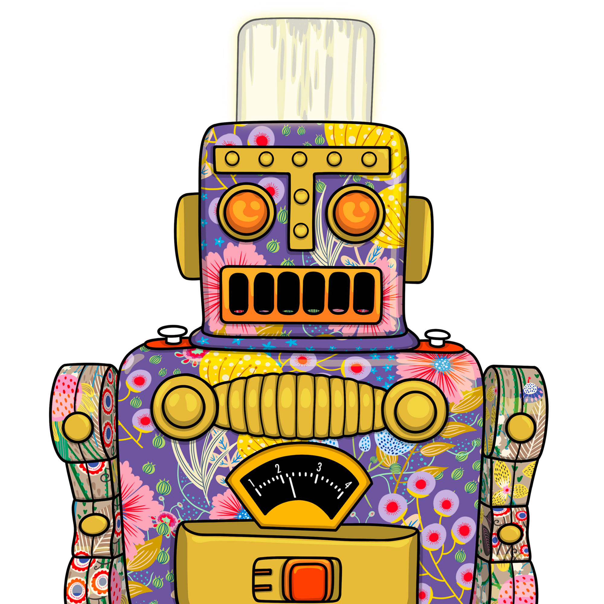 Tin Robot #1 - fine art print