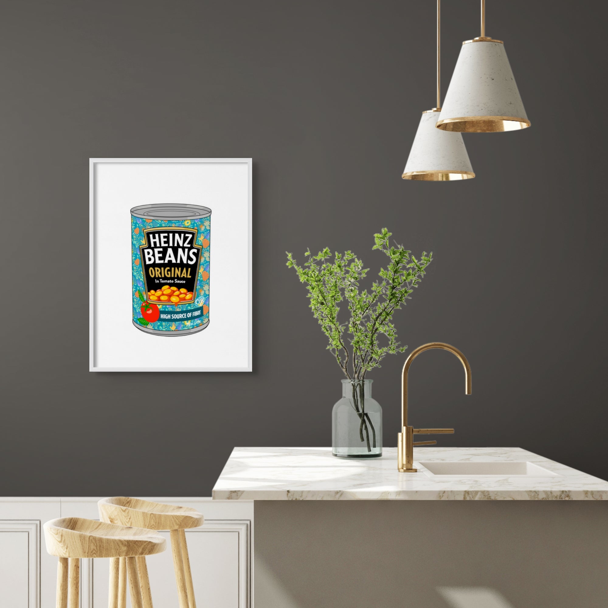 Baked Beans - art print